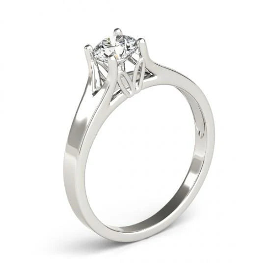 1 Ct. Bague Solitaire Réel Diamant Bijoux de Fiançailles en Or