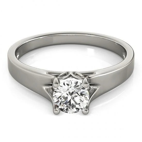 1 Ct. Bague Solitaire Réel Diamant Bijoux de Fiançailles en Or