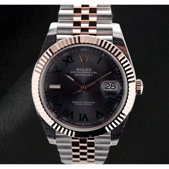 Rolex Montre bicolore pour homme 41 mm