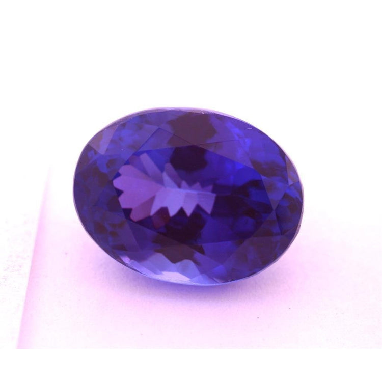 Tanzanite Loose Sapphires Natural 6-carats Gold – vue de face