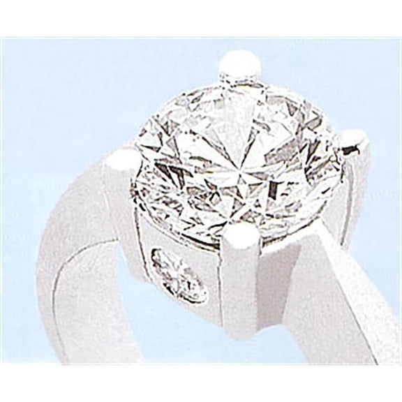 1.10 Carats Trois Pierres Réel Diamant Bague De Fiançailles Femme Or Blanc