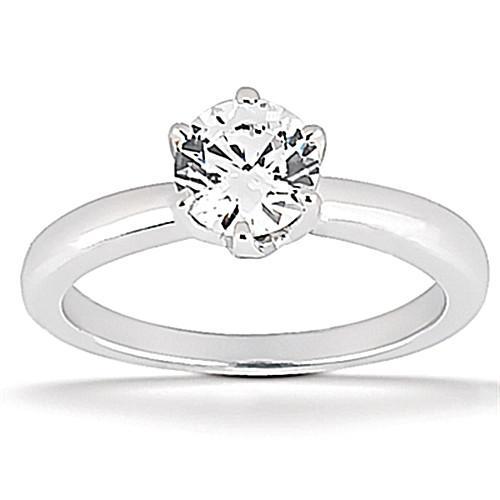 1.25 Ct. Réel Diamants Solitaire Bague de Fiançailles Ensemble Dames Bijoux Nouveau
