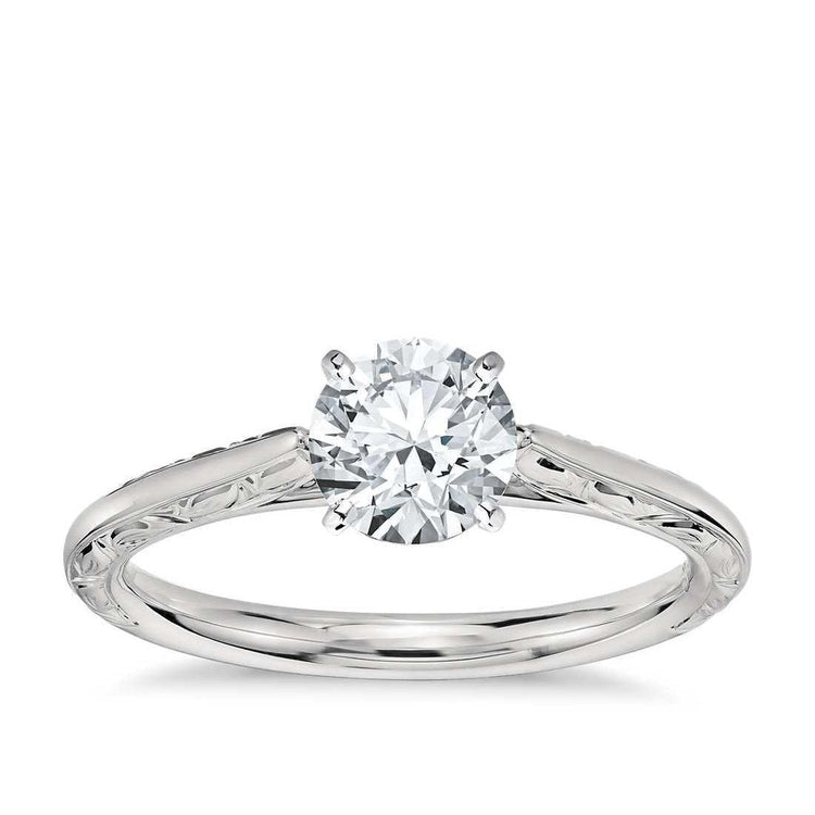 1.50 Carat Magnifique Bague Solitaire Véritable Diamant Coupe Ronde