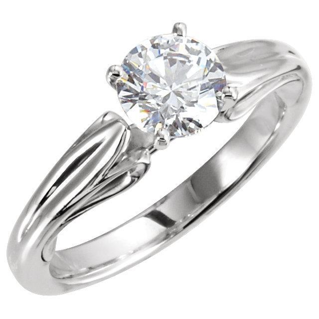 1.50 Carat Rond Brillant Réel Diamant Bague Solitaire Serti De Griffes
