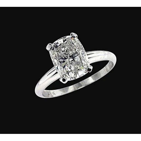 1.50 ct. Solitaire Réel Diamant Taille Radiant 4 Griffes