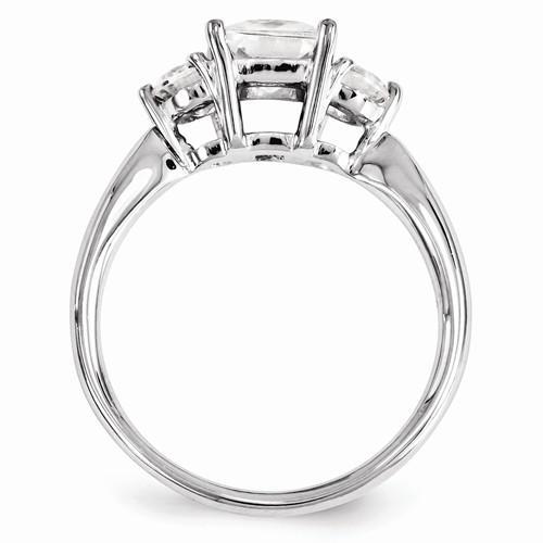 1.60 Carats Bague De Fiançailles Réel Diamant Trois Pierres Bijoux Nouveau