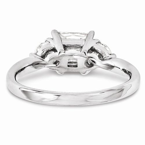 1.60 Carats Bague De Fiançailles Réel Diamant Trois Pierres Bijoux Nouveau