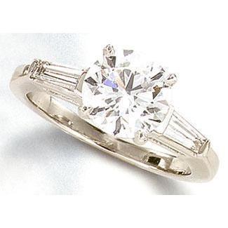 1.61 Ct. Bague De Fiançailles Réel Diamants Bijoux Or Trois Pierres