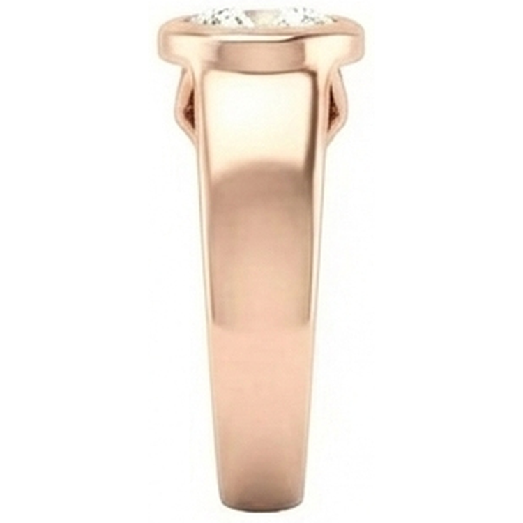 2.01 Ct. Bague Solitaire Réel Diamant Or Rose Bijoux Nouveau
