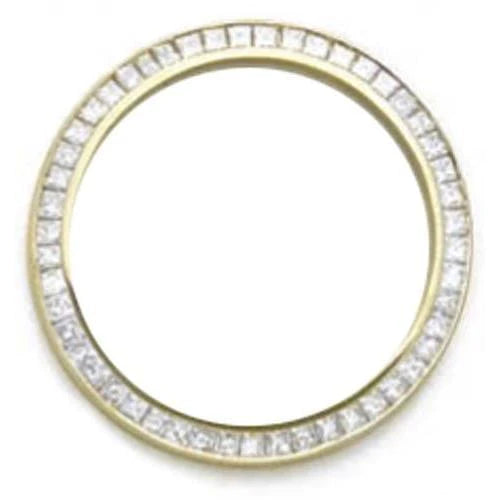 2,5 ct princesse Réel diamant lunette personnalisée pour s'adapter à la montre Rolex Datejust 36 mm