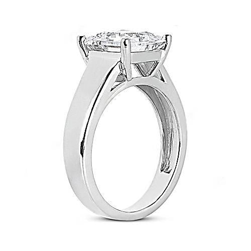 2.01 Carats Princesse Réel Diamant Solitaire Bague De Fiançailles Nouveau