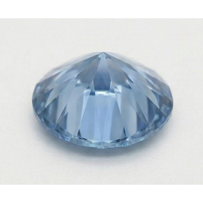 Diamant naturel naturel de 3 carats, taille ronde, bleu amélioré, extrait de la terre