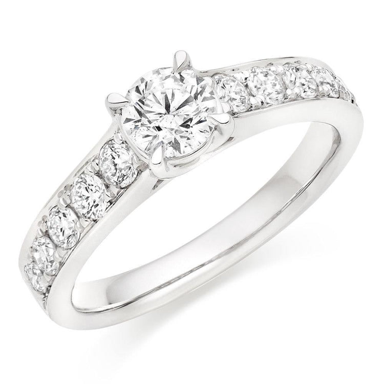 3 Carats Magnifique Bague De Mariage Véritable Diamants Coupe Ronde Neuf