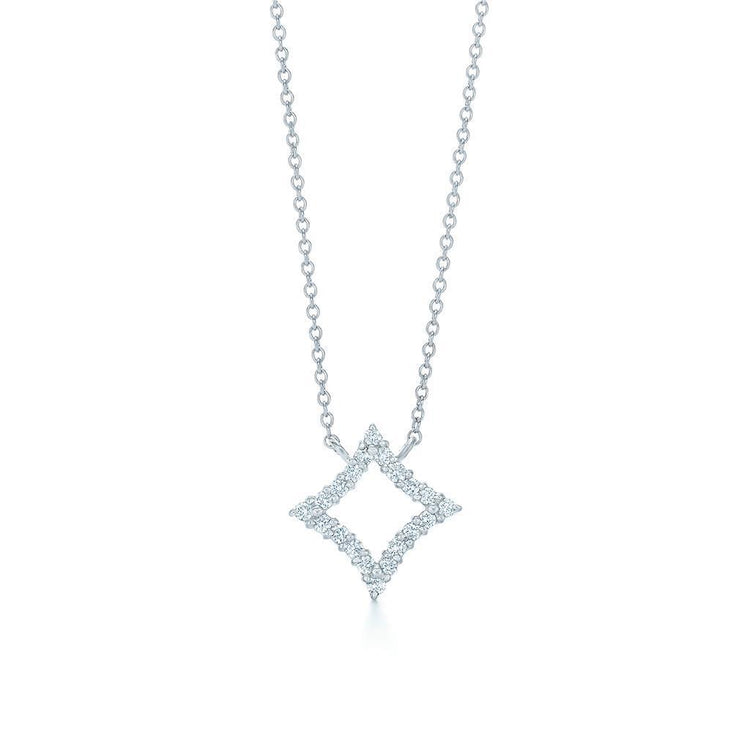 3 Carats Naturel Diamant Rond Femmes Collier Pendentif En Or Blanc Massif 14K