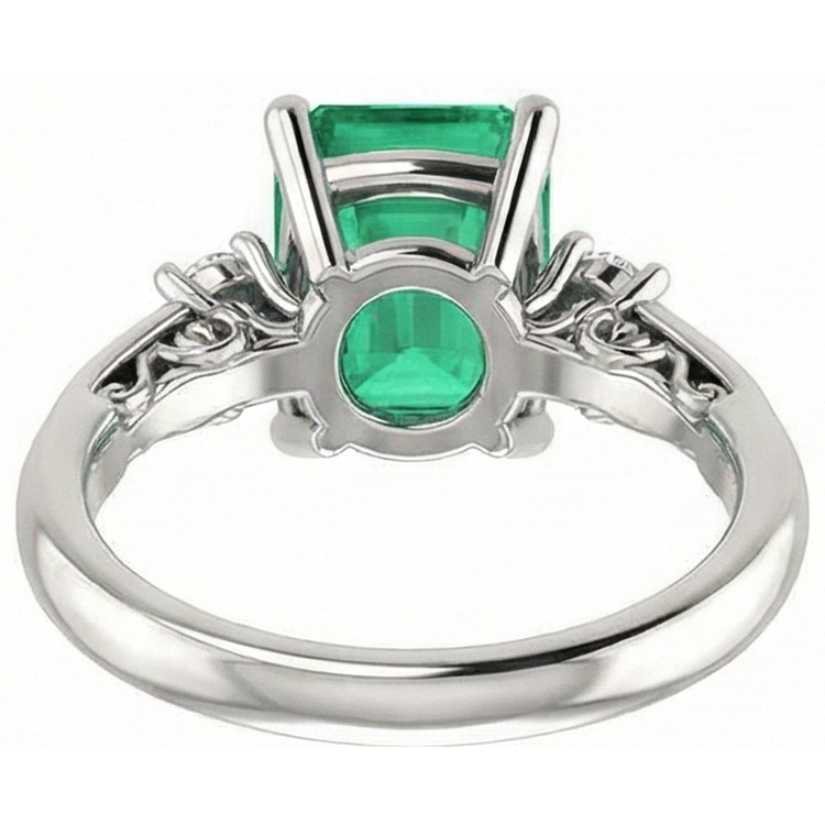 naturel diamant 15.50carats bague vue de profil