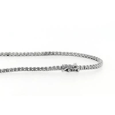30 Carats Extra Longs Réel Diamants Collier De Tennis Brin Bijoux 81 Cm