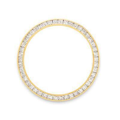 36 mm 4 carats lunette en Réel diamant personnalisée tous les modèles de montres pour s'adapter à Rolex Datejust ou Date