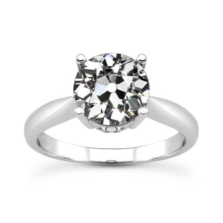 Chatoyant Brillant Solitaire de Fiançailles 3 carats – vue principale