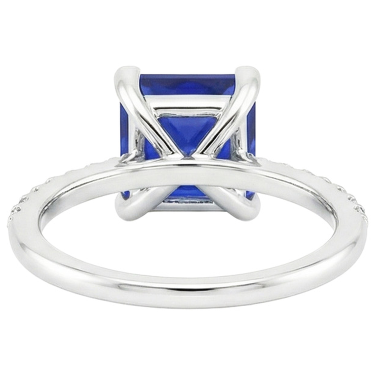 naturel diamant 5.50carats bague détail rapproché