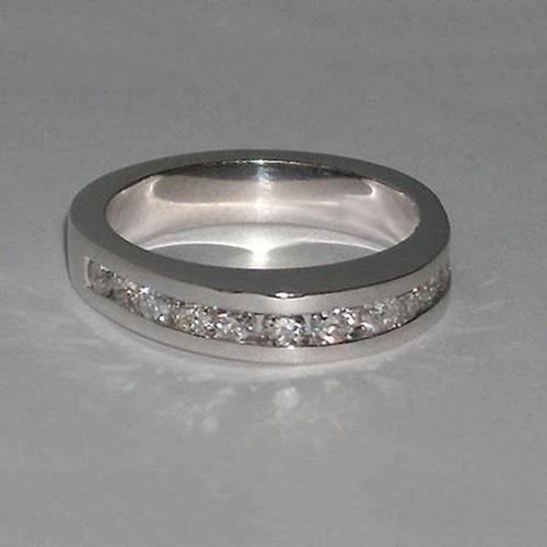 5 Carats Bague En Or Véritable Diamant Trois Pierres Bijoux Pour Femmes Nouveau