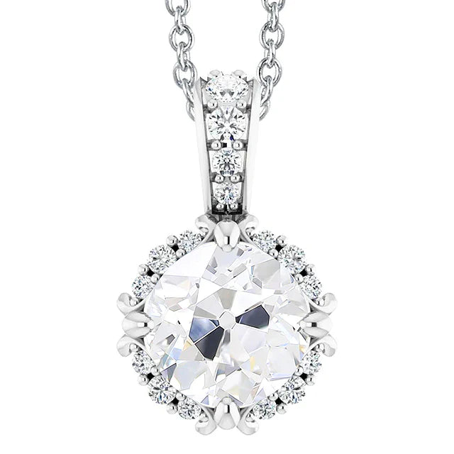 Artisanal Collier Pendentif 3,50 carats – vue principale