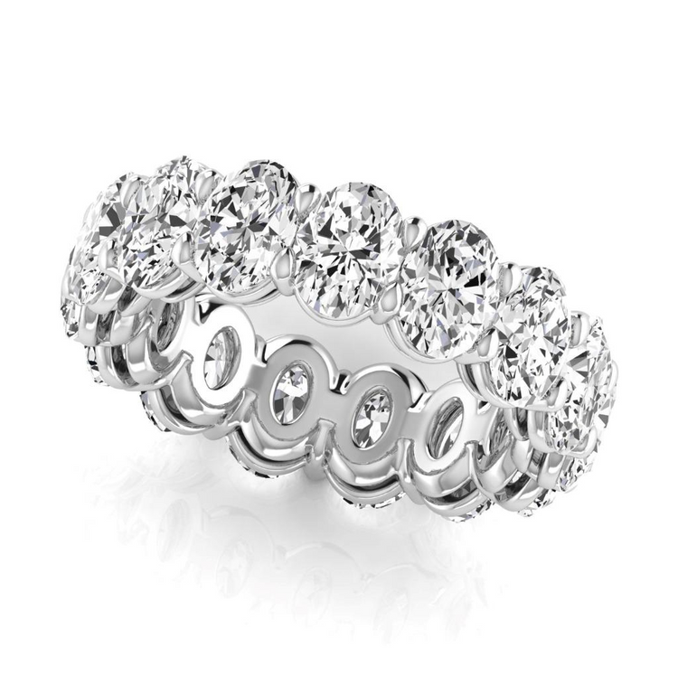 Éblouissant Diamant Eternity Band 7,5 carats – vue de côté