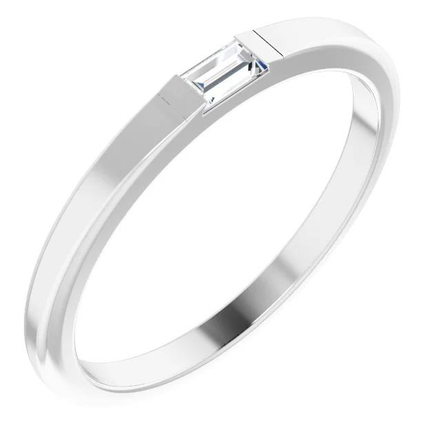 Alliance 0.30 Carats Naturel Diamant Bague Homme Or Blanc