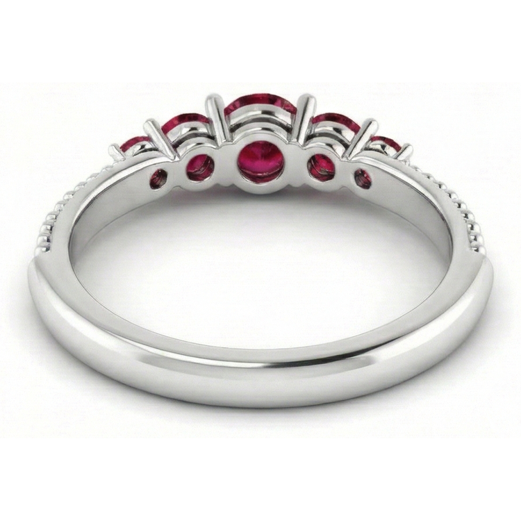 Alliance Birmanie Rubis 1.10 Carats Bijoux de Style Antique Neuf