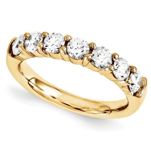 Alliance Confort Naturel Diamant 1.05 Carats Diamants Ronds Or Jaune 14K