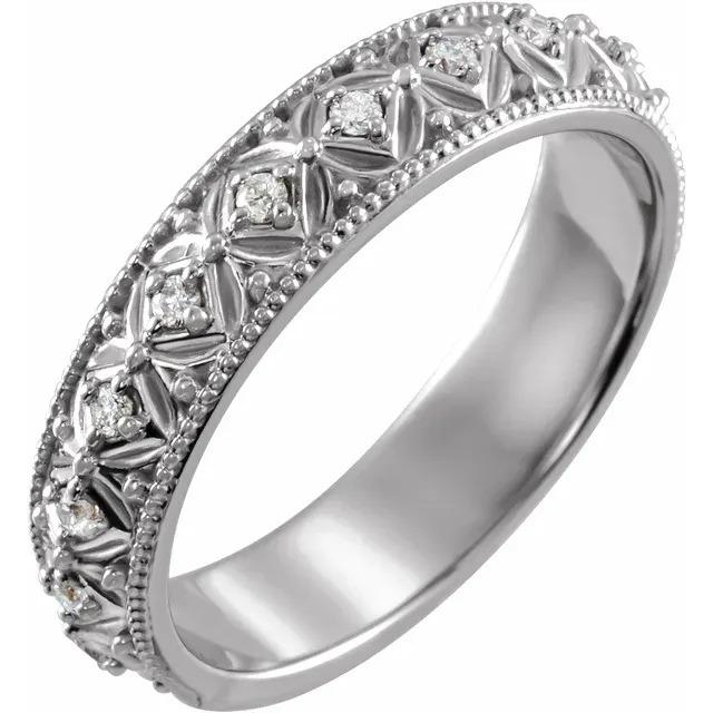 Alliance Confort Véritable Diamant 1.20 Carats Bijoux Style Vintage