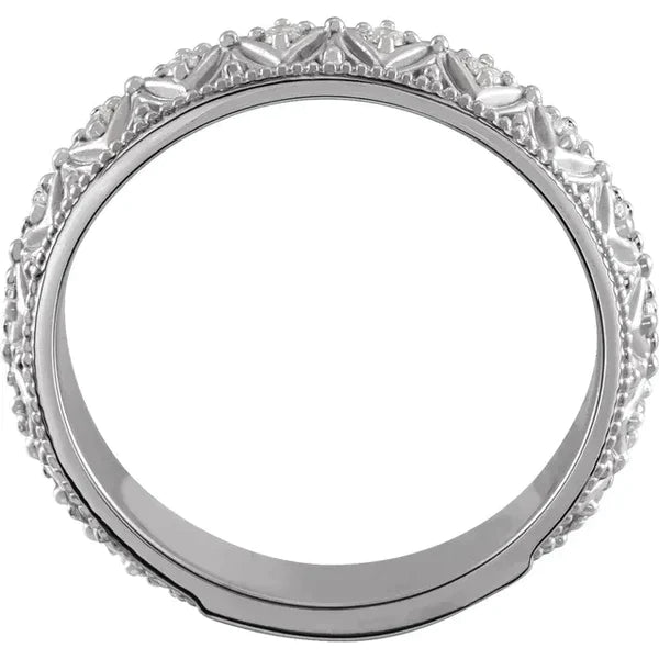 Alliance Confort Véritable Diamant 1.20 Carats Bijoux Style Vintage