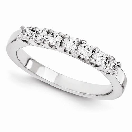 Alliance En Réel Diamant Rond de 0,70 Carats Or Blanc 14K Nouveau