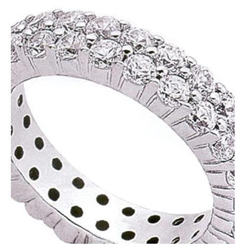 Alliance Éternité Or Naturel Diamant 4.60 Carats Nouveau