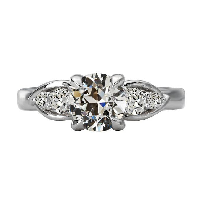 Alliance Ronde Vieux Naturel Diamant Européen Bijoux Dames 4.50 Carats