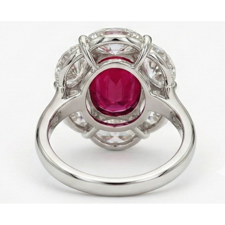 Alliance Rubis Naturels Et Diamants Naturels Extraits des Mines ( et non cultivés en laboratoire ) Or 5 Carats 14K