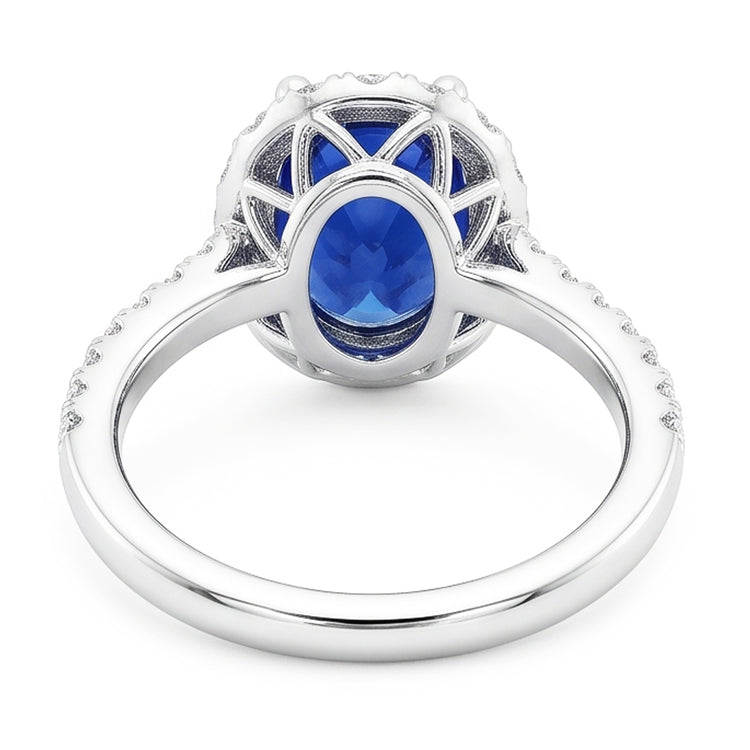 Alliance d'Éternité Saphir Naturel 6 Carats