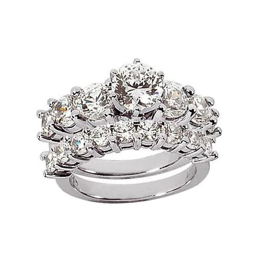 Anneaux De Réel Diamant Mariage À Vendre