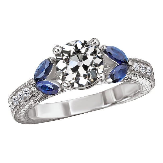 Brillant Anniversary Ring 2 carats Or Blanc 14 Carats – vue principale