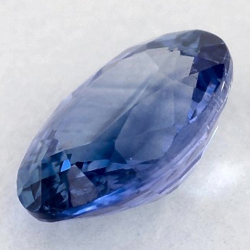 Saphir Bleu Ovale Loose Sapphires Natural en Gold – vue de côté