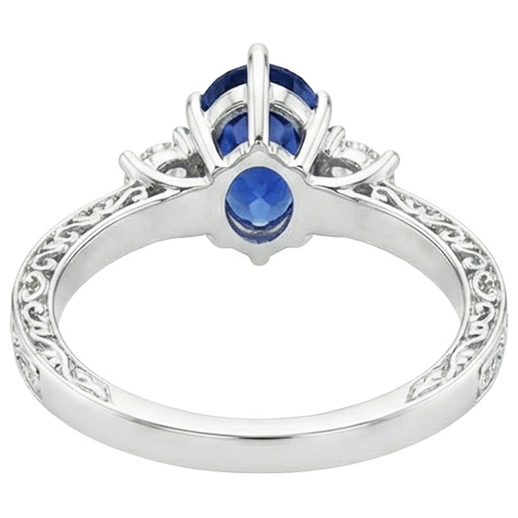 naturel pear diamant 3.50carats bague vue de dessus