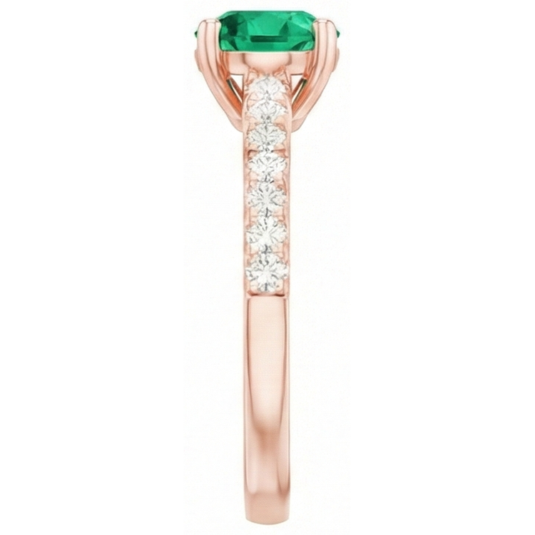 naturel diamant 2.50carats bague avec accents diamants