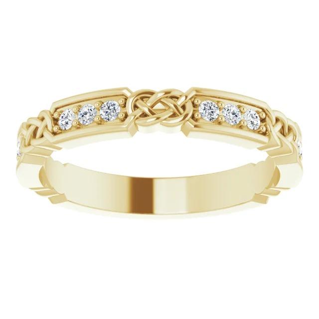 Bague D'Anniversaire En Naturel Diamant De 0,40 Carat