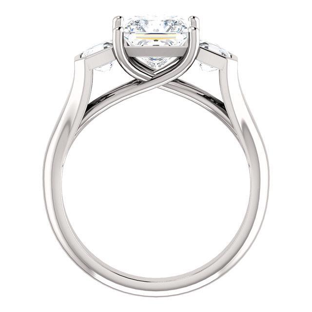 Bague De Fiançailles Naturel Diamant A Trois Pierres De 2.21 Carats