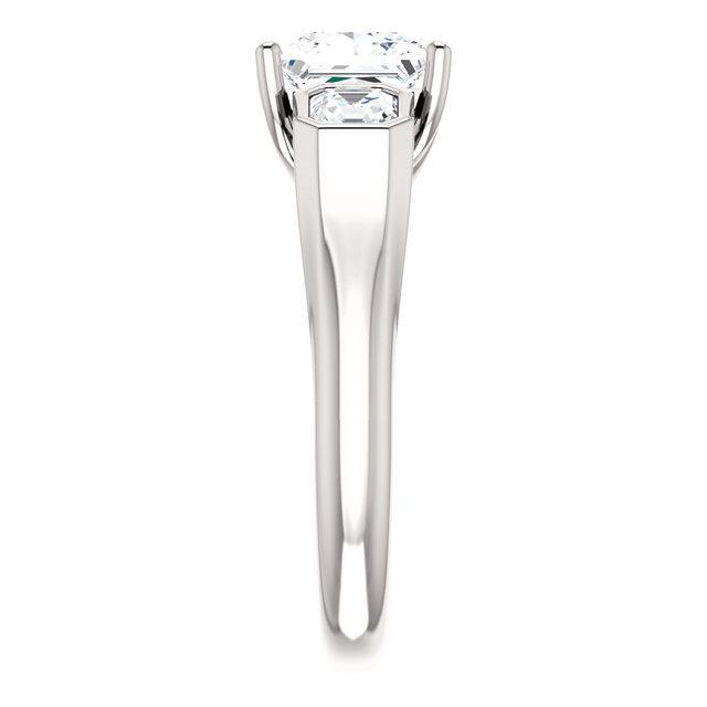 Bague De Fiançailles Naturel Diamant A Trois Pierres De 2.21 Carats