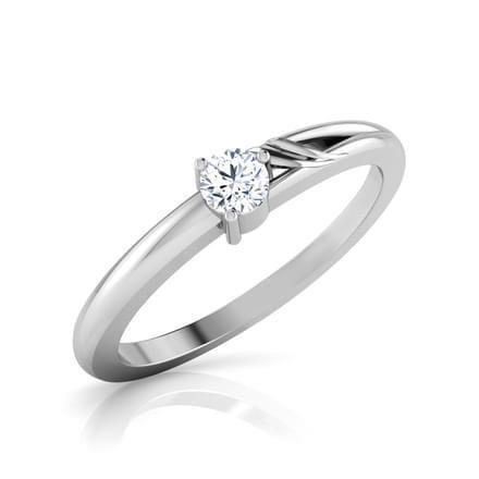 Bague De Fiançailles Naturel Diamant Solitaire Coupe Ronde 1.10 Carats