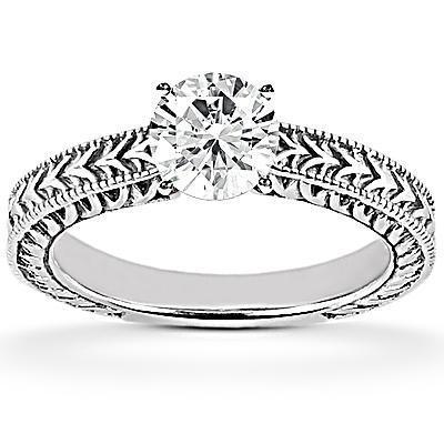 Bague De Fiançailles Réel Diamant Rond Solitaire De 1.50 Carat