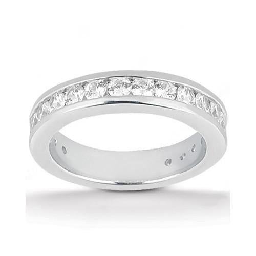 Bague De Fiançailles Sertie De Naturel Diamants 4.15 Carats Bague En Or Blanc