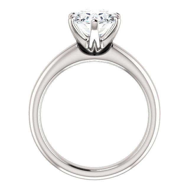 Bague De Fiançailles Solitaire Naturel Diamant 5.10 Carats Bijoux Serti Griffes