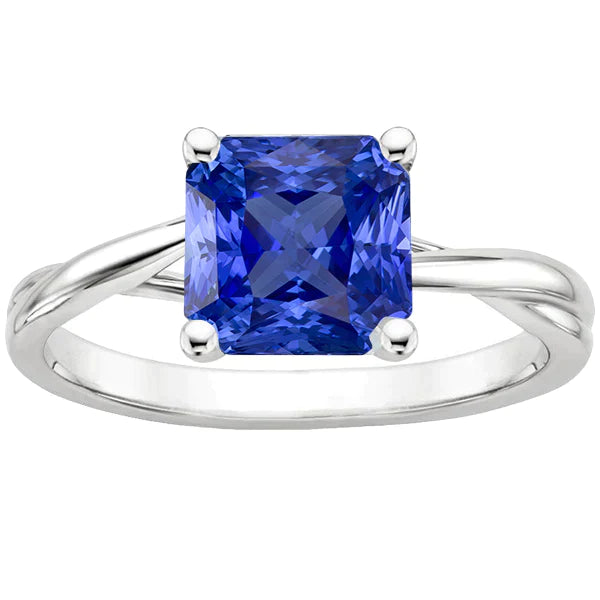 Bague De Fiançailles Solitaire Saphir 3 Carats