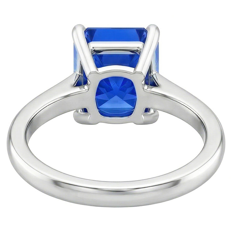 Bague De Fiançailles Taille Radieuse Saphir 3 Carats